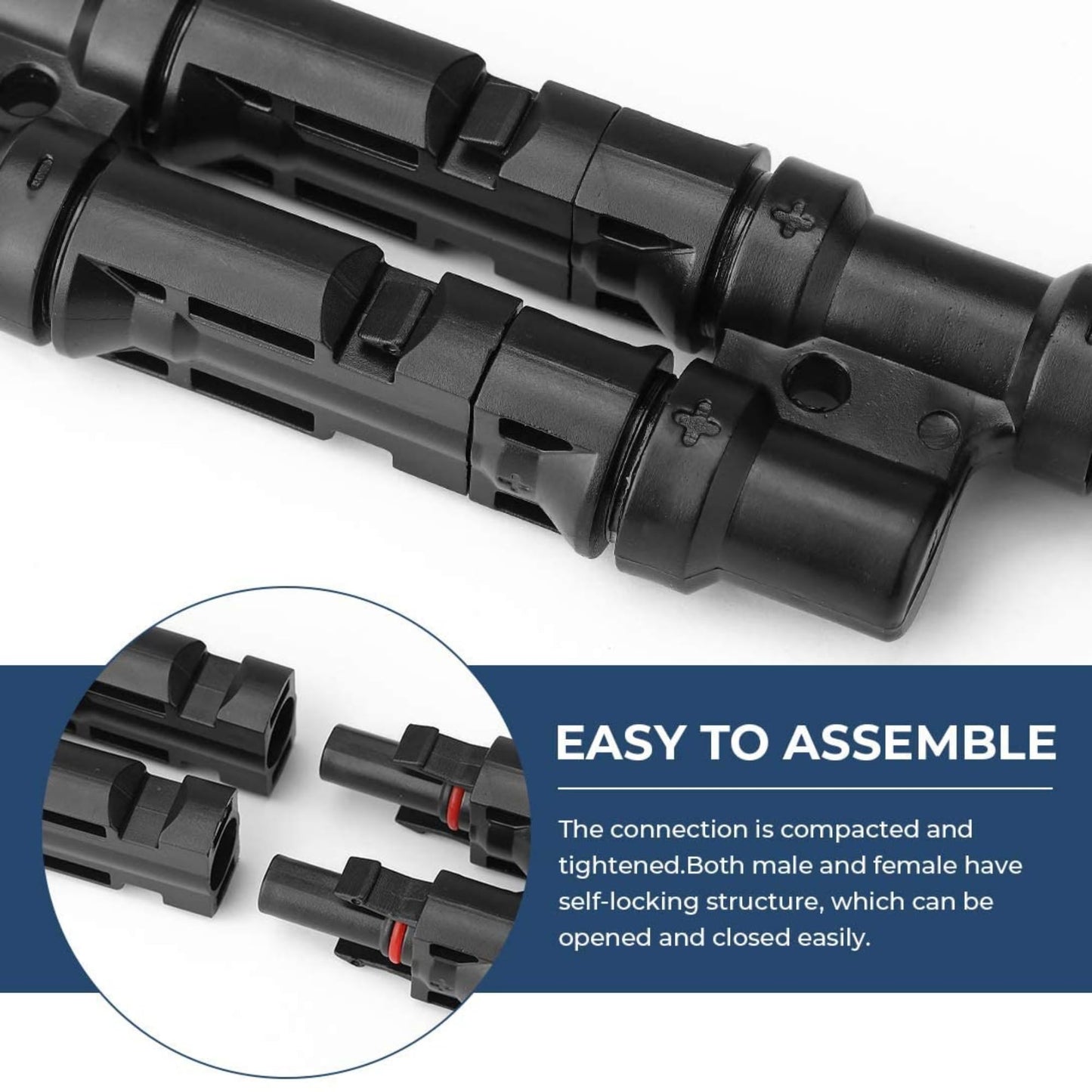 XYRIS Solar Panel Connector 1to2, 1to3, 1to4, 1to5, 1to6