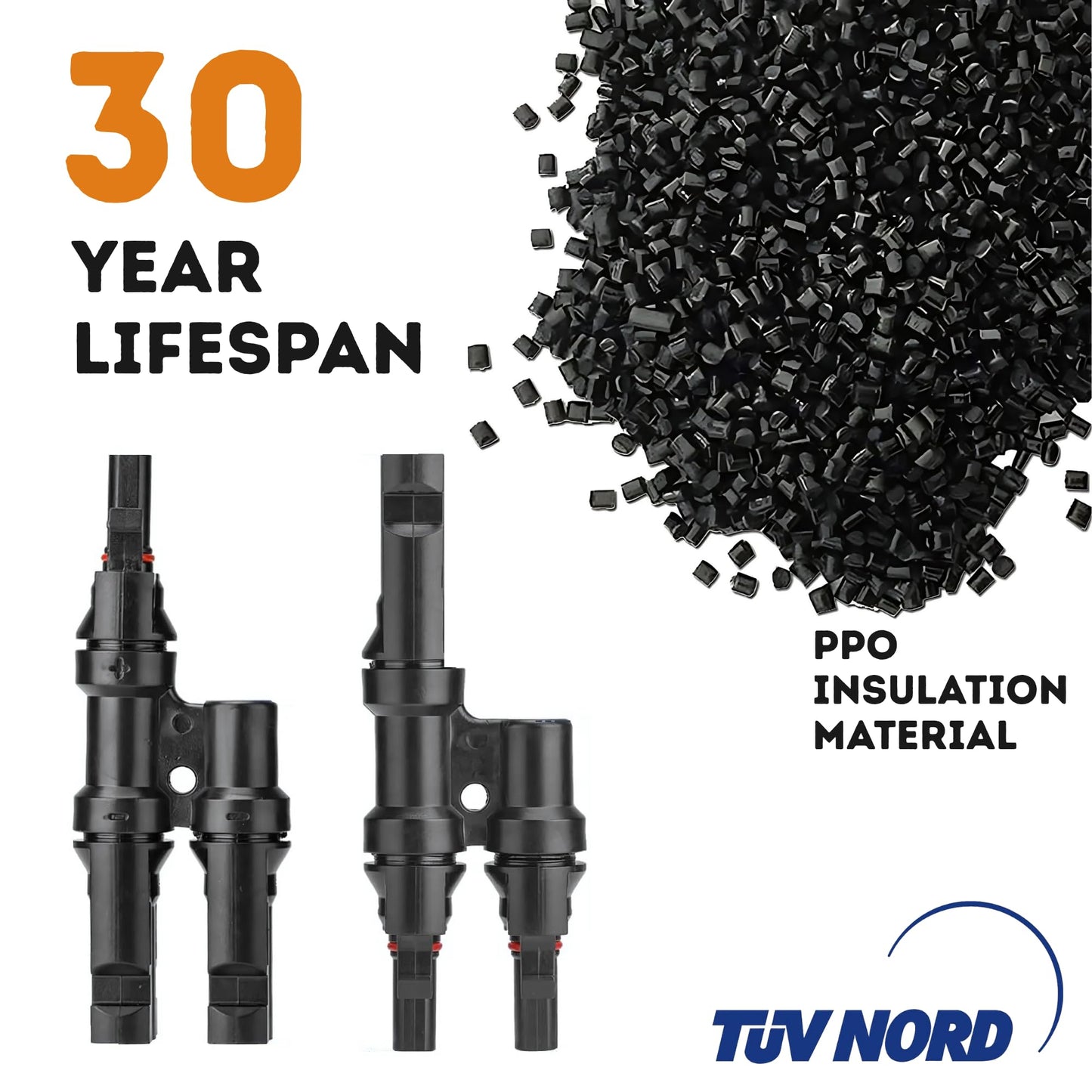 XYRIS Solar Panel Connector 1to2, 1to3, 1to4, 1to5, 1to6