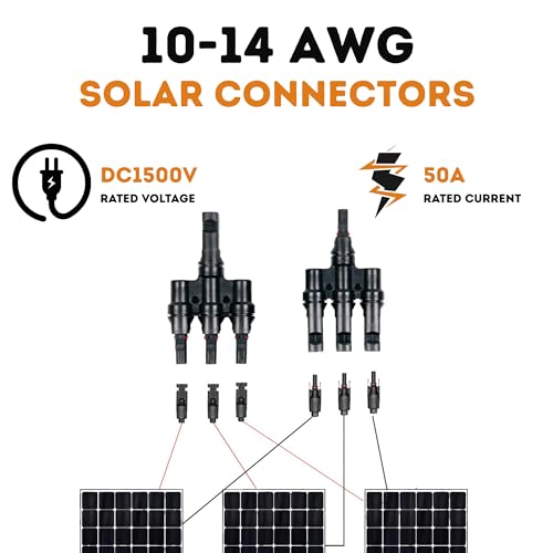 XYRIS Solar Panel Connector 1to2, 1to3, 1to4, 1to5, 1to6