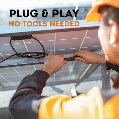 XYRIS Solar Panel Cable Connector, 1-to-4 Branch Splitter