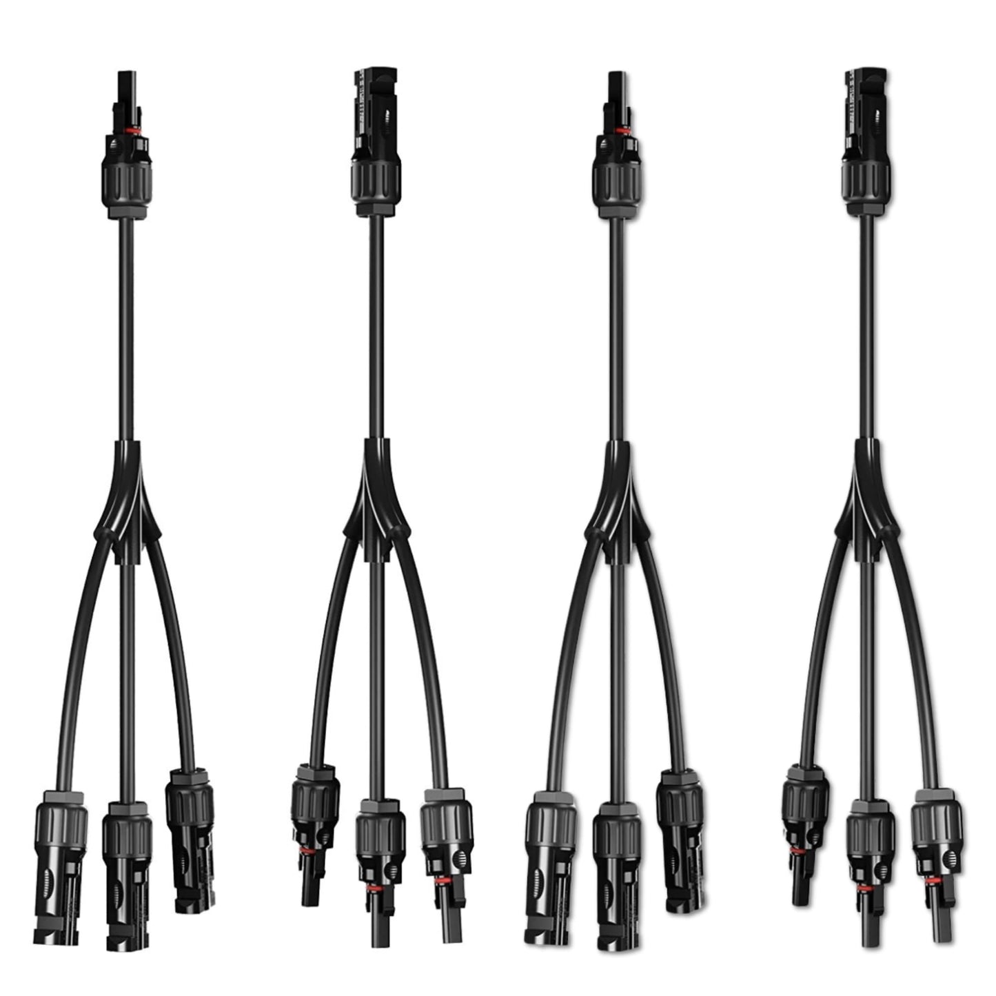 XYRIS Solar Panel Cable Connector, 1-to-4 Branch Splitter